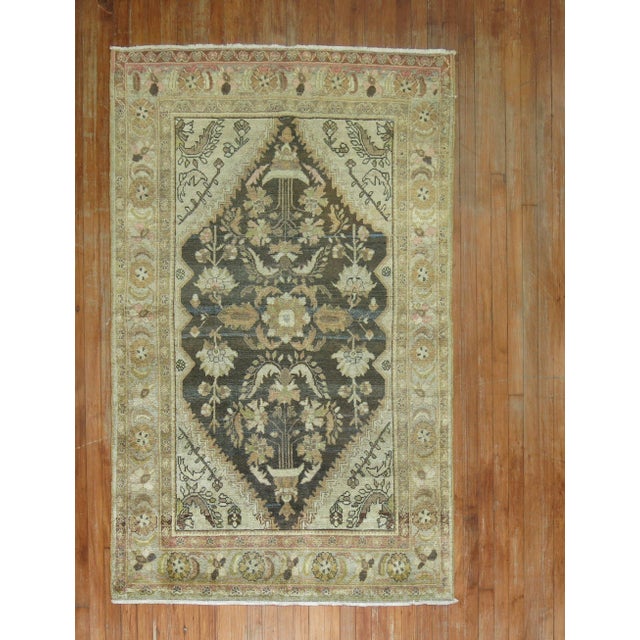 Textile Antique Persian Malayer Rug - 4'2" x 6'3" For Sale - Image 7 of 18