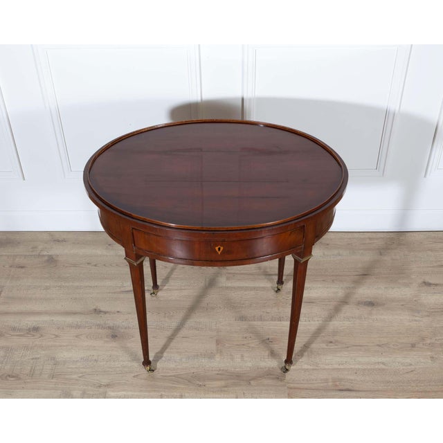 19th Century Louis XVI–Style Multifunction Oval Mahogany Table with Triple Tops For Sale In Atlanta - Image 6 of 13