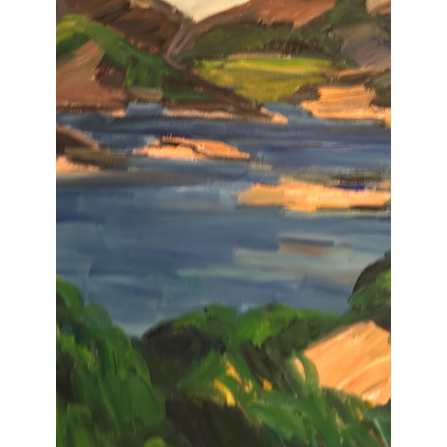 Kersti Flyckt, Lake, 1960s, Oil on Canvas For Sale - Image 14 of 18