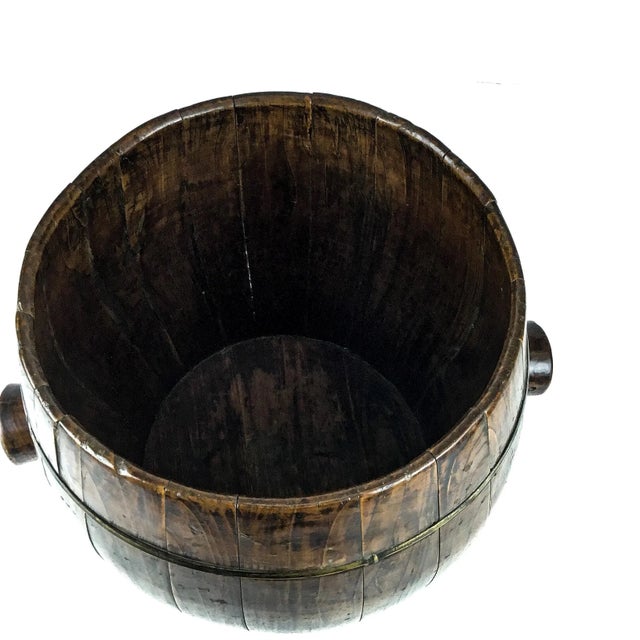 Antique Chinese Wood Rice Container Planter For Sale In Portland, ME - Image 6 of 13
