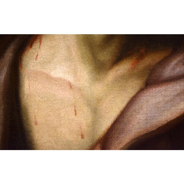 Lombard Artist, Ecce Homo, 1650, Oil on Canvas, Framed For Sale - Image 4 of 13