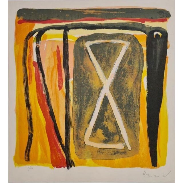 Modern Bram Van Velde, Untitled, 1975, Lithograph For Sale - Image 3 of 3