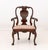 Queen Anne Mid Queen Anne Style Mahogany Chairs, Associated Pair For Sale - Image 3 of 11