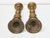A tall and commanding pair of Italian pricket sticks in solid bronze, 18th century. At over 30 inches high, these were...