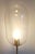 2000 - 2009 Vintage Floor Lamp with Brass Base and Clear Egg-Shaped Glass Shade, 2000s For Sale - Image 5 of 7