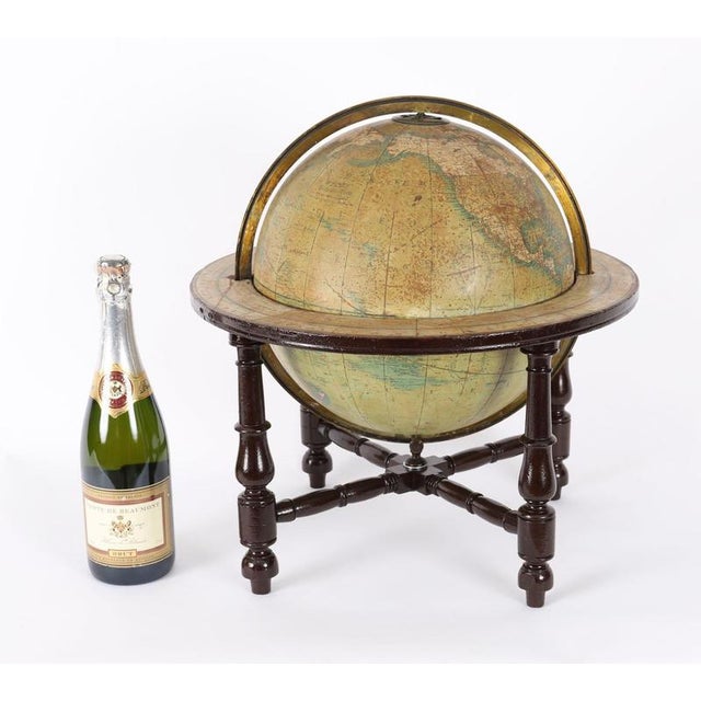 Antique Victorian Terrestrial Table Globe from Wyld's, 19th Century For Sale - Image 12 of 14