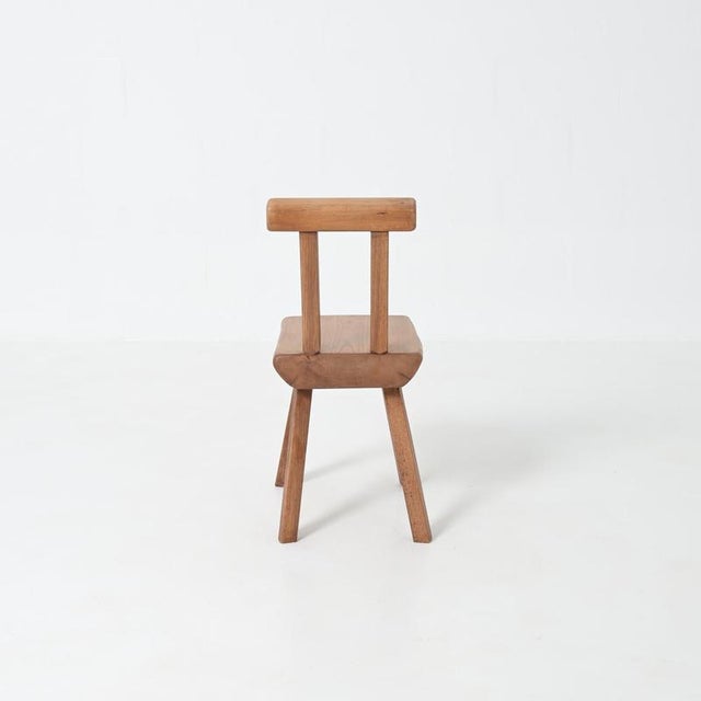 Brown Brutalist Chair from Mobichalet, 1950s For Sale - Image 8 of 18