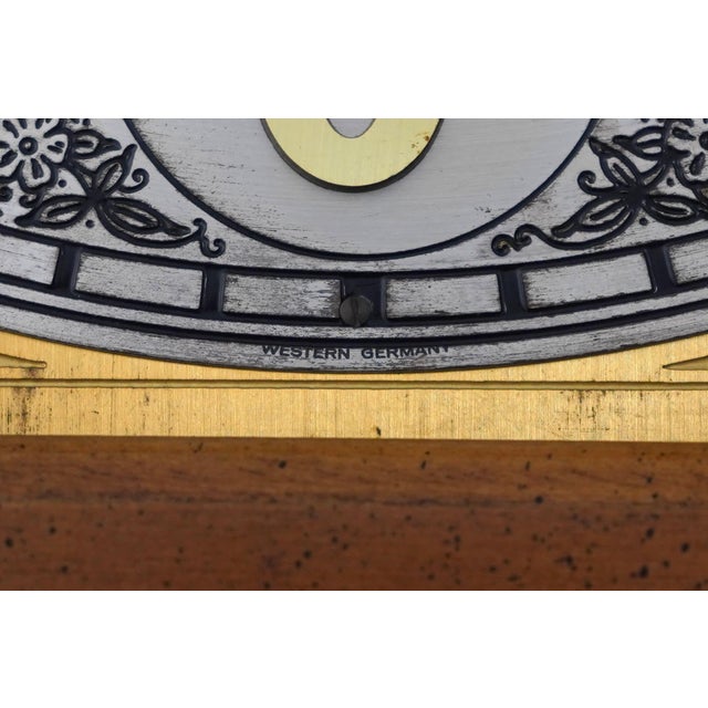Ridgeway Walnut 5 Tube Tall Case Grandfather Clock For Sale - Image 13 of 18