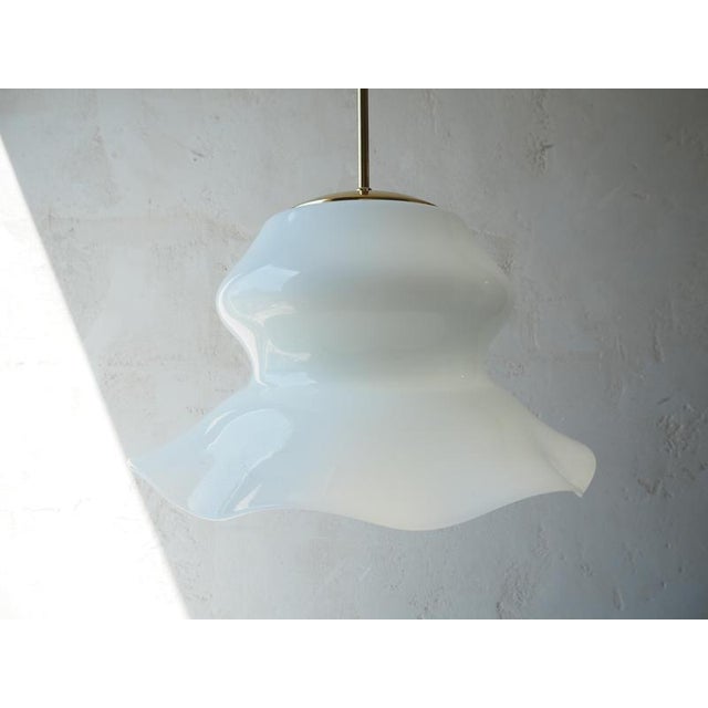 Made in czechoslovakia made of glass the pendant is equipped with a new electrical installation 1xe27 or e26 bulb us...