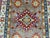 Textile Extra-Long Olive Gold Kazak Wool Runner Rug With Geometric Medallions, 2'7" X 14'9" For Sale - Image 7 of 15