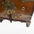 Mid-Century Chinese Brass-Mounted Hardwood Cabinet With Lock & Calligraphy Interior For Sale - Image 4 of 14