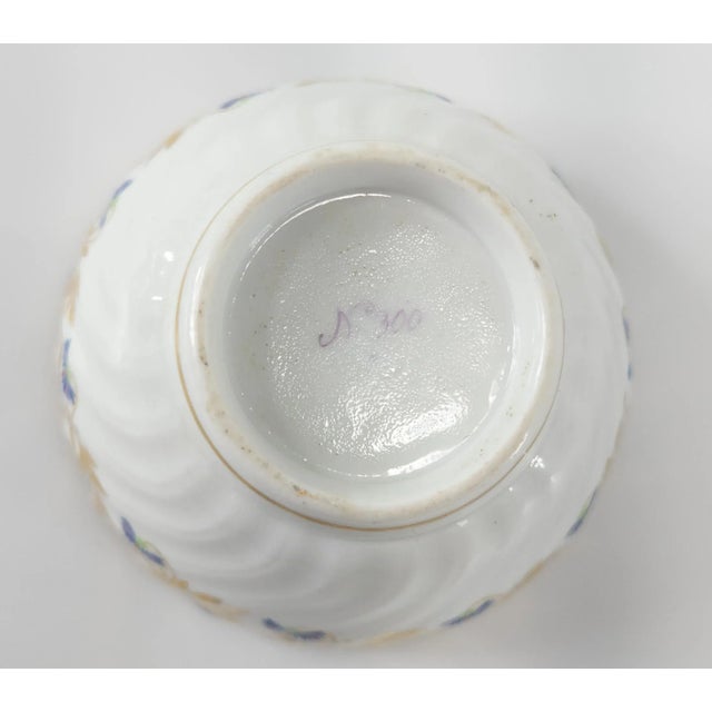 18th Century English Royal Crown Derby Nottingham Road Teacup & Saucer Set- 2 Pieces For Sale - Image 12 of 13