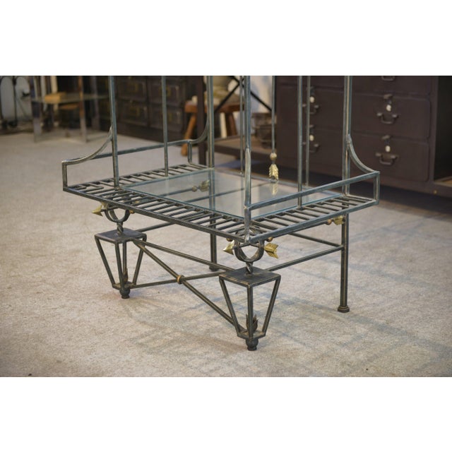 1950s Vintage Wrought Iron Shelf, 1950s For Sale - Image 5 of 12