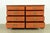 1980s Kindel Furniture Georgian Carved Fruitwood Eight-Drawer Double Dresser, Circa 1980s For Sale - Image 5 of 16