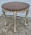 Wood Vintage Wood Round Table Venetian Two Tone White Crackle French Provincial For Sale - Image 7 of 12