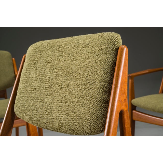 Danish Ella Chairs in Teak attributed to Arne Vodder for Vamo Sønderborg, 1960s, Set of 6 For Sale - Image 11 of 18