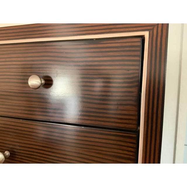 Modern Mid Century Style Custom Dresser For Sale - Image 4 of 7