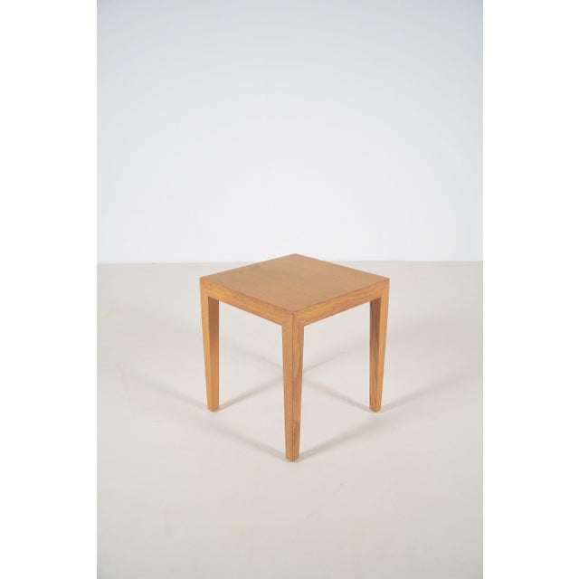 Danish Side Table by Severin Hansen for Haslev Møbelsnedkeri, 1960s For Sale - Image 9 of 9