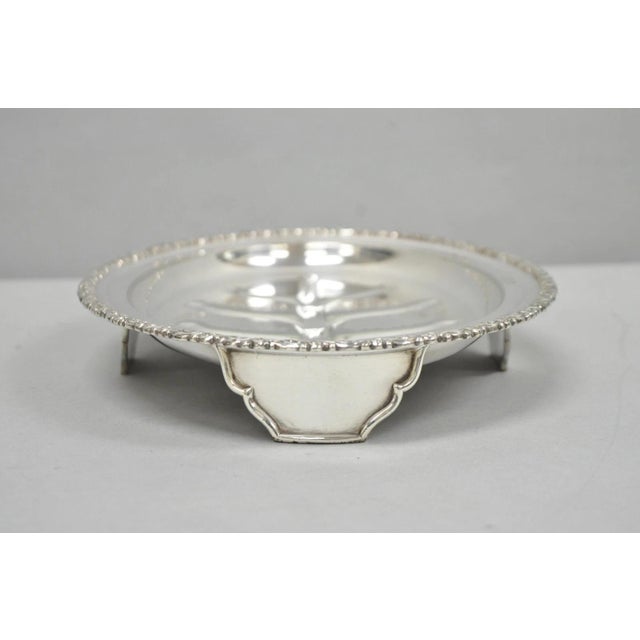 Antique Rogers Bros English Regency Silver Plated Small 12" Meat Cutlery Tray For Sale - Image 13 of 14