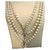 White Fine Mikimoto Pearl 6-8 Mm & 34 Diamond Necklace in 18 Karat White Gold For Sale - Image 8 of 8