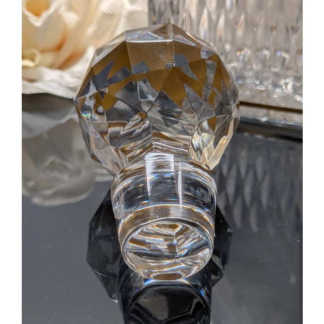 Late 20th Century Saint-Louis Crystal Apollo Gold Spirits Decanter For Sale - Image 11 of 12