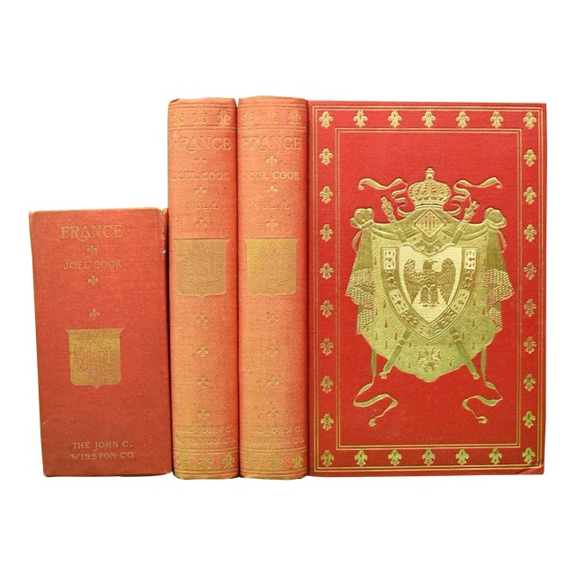 "France: Historic and Romantic - Volumes I & Ii" 1904 Cook, Joel For Sale