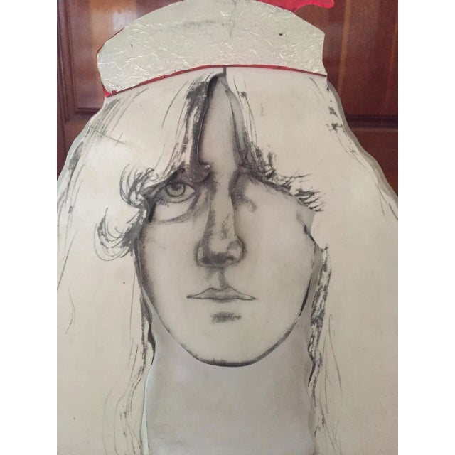White Larry Rivers "Pop Singer" (1970s Mixed Media Portrait Sculpture) For Sale - Image 8 of 9