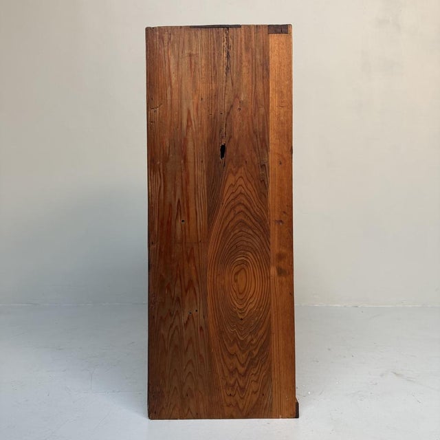 Mid-Century Japanese Storage Cabinet in Sugi Wood, 1960s For Sale - Image 9 of 12