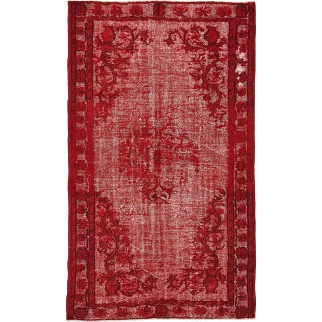 Textile Turkish Hand Carved Rug For Sale - Image 7 of 7