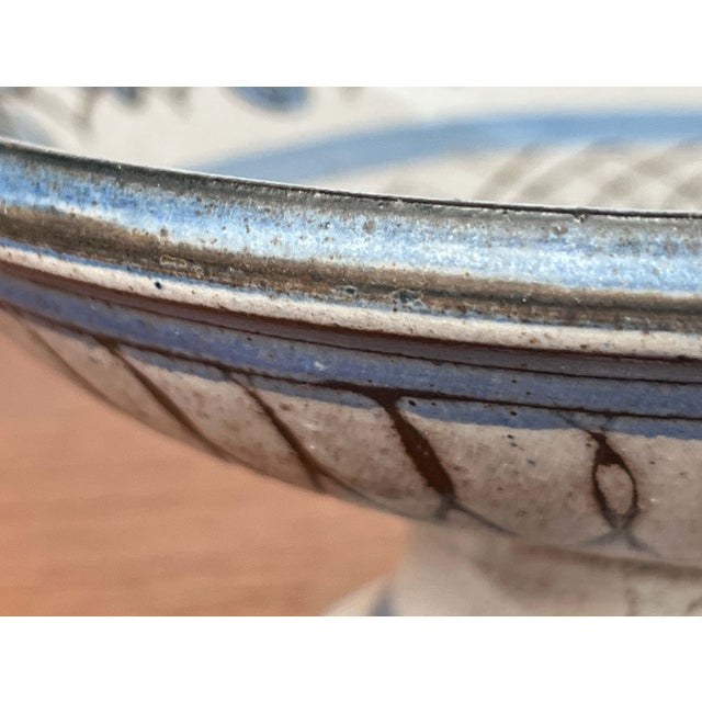 Vintage German Studio Pottery Bowl from Fischlandkeramik, 1970s For Sale - Image 5 of 16