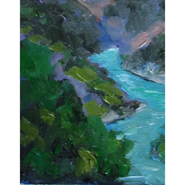 Landscape of the Eel River in Oil For Sale - Image 4 of 7