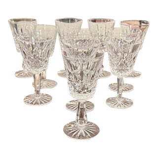 Waterford Lismore Crystal Wine Glasses, Set of Eleven For Sale