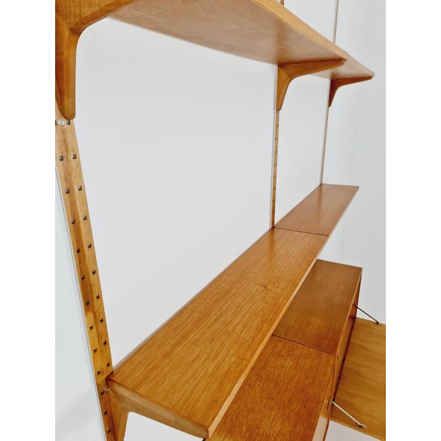 Danish Modern Modular Oak Shelving System by Hansen & Guldborg Mobler, Denmark, 1960s For Sale - Image 6 of 11
