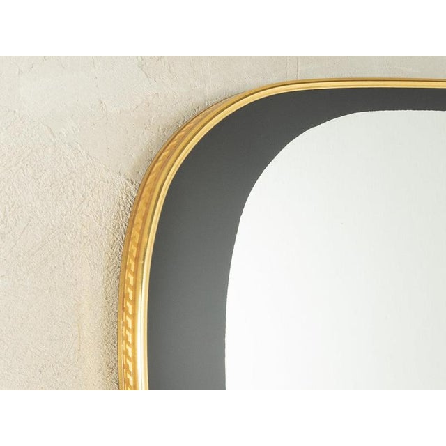 Vintage Modernist Italian Mirror, 1950s For Sale - Image 5 of 6
