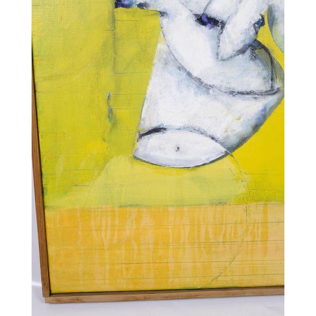 Allan Schmidt, Composition, 1968, Oil Painting on Canvas, Framed For Sale - Image 8 of 9