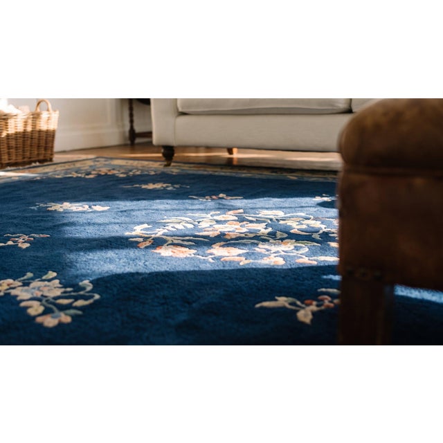Antique Chinese Peking Rug 9' 4" x 11' 9" For Sale - Image 13 of 15