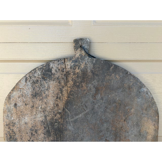 Late 19th Century Late 19th Century French Country Rustic Wooden Bread Board For Sale - Image 5 of 12