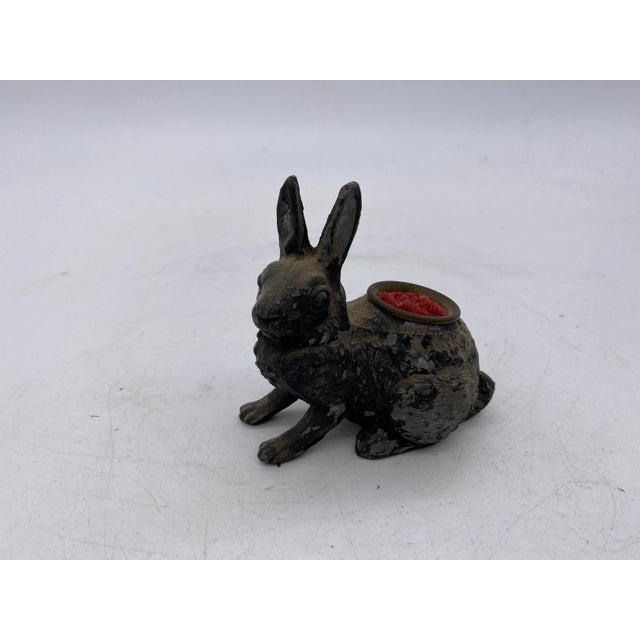 1950s Mid 20th Century Ceramic Copper Wood Deer Figural Collection, Lot of 5 For Sale - Image 5 of 6