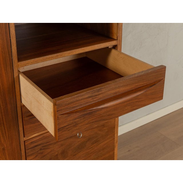 Wood Vintage Walnut Veneer Highboard, 1960s For Sale - Image 7 of 9