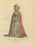 Blue Jefferys, Habit of a Lady of Livonia in 1577, Hand Colored Jefferys Costume Plate, 1757, Engraving For Sale - Image 8 of 8