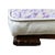 Purple 19th C English Oak Heraldic Hall Bench With Fortuny Upholstered Cushion For Sale - Image 8 of 17