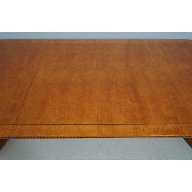 Hickory White Genesis Biediermier Dining Room Table For Sale - Image 16 of 18