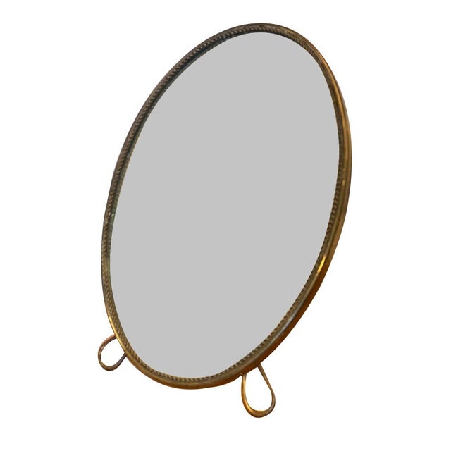 Table Mirror in Brass, 1950s For Sale - Image 14 of 14