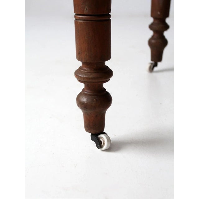 Antique Drop Leaf Table With Fifth Leg For Sale - Image 10 of 13
