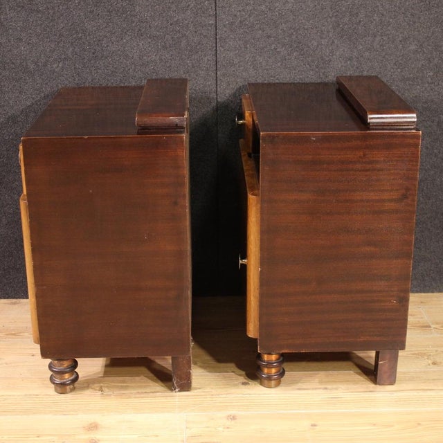 Italian Bedside Tables, 1960s, Set of 2 For Sale - Image 12 of 13