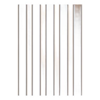 The House of Scalamandré Accordion Stripe Wallpaper, Saddle For Sale