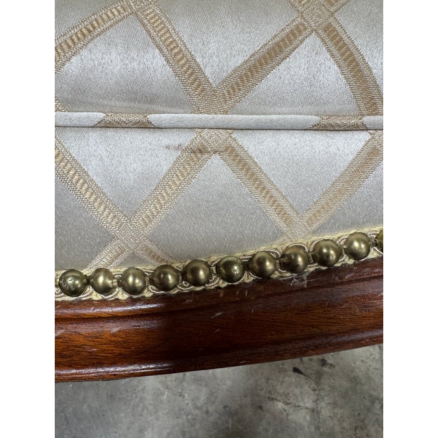 Wood 1950s Slipper Chairs - A Pair For Sale - Image 7 of 8