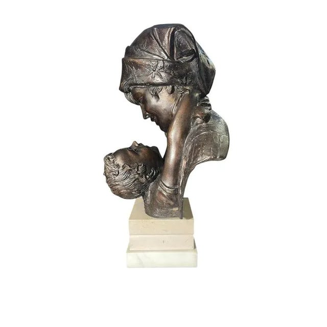 Bronze Sculpture by A. Merente, 1800s For Sale - Image 3 of 7