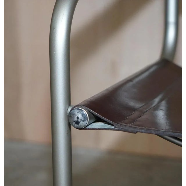 Vintage Leather B34 Armchair by Mart Stam For Sale - Image 11 of 18