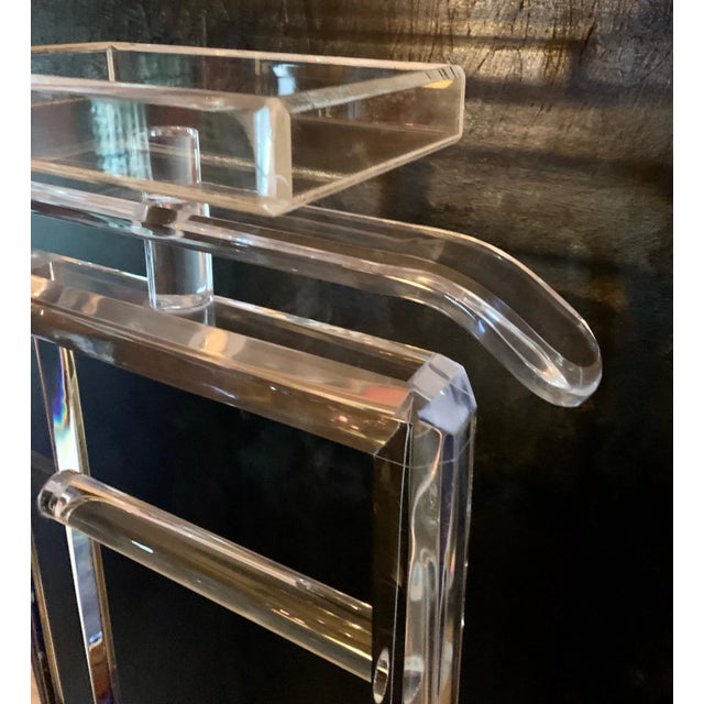 Charles Hollis Jones Solid Acrylic Valet For Sale - Image 9 of 13